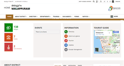 Desktop Screenshot of malappuram.gov.in