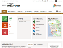 Tablet Screenshot of malappuram.nic.in